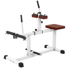 Adjustable Steel Seated Calf Raise Exercise Strength Training Gym Equipment, Brown (Option: Brown-1090x480x150 mm)