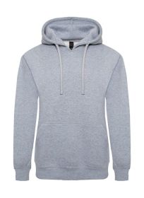 Heavyweight Fleece Pullover Hoodie (Color: HEATHER GREY, size: 3XL)